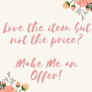 I love all reasonable offers! 💗